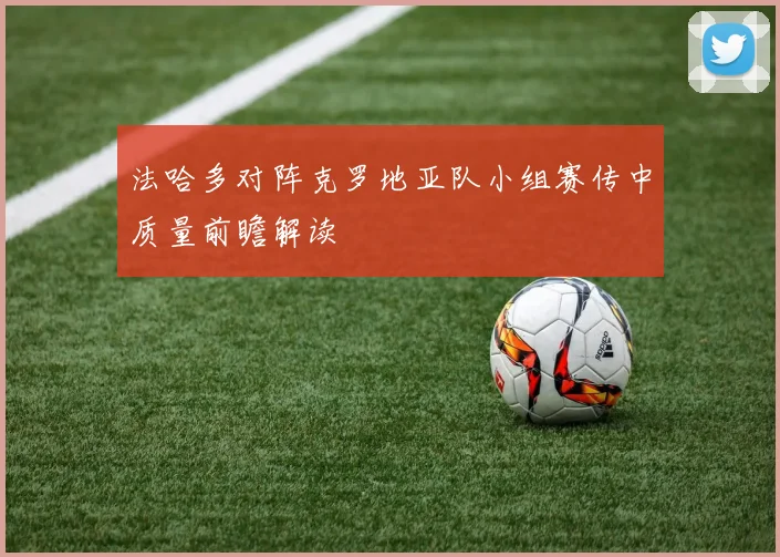 法哈多对阵克罗地亚队小组赛传中质量前瞻解读